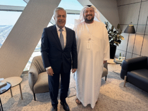 Mendoza se abre al mundo: Cornejo fue recibido por el ministro de Inversiones de Emiratos Árabes en un encuentro histórico