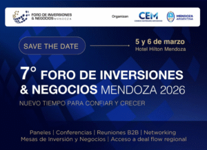 Mendoza se prepara para el 7° Foro de Inversiones 2026: capital, ideas y negocios en el corazón de la Vendimia
